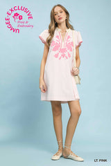 "Shea" Applique Dress - The Katie Grace Boutique