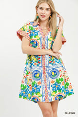 "Hanna" Print Dress