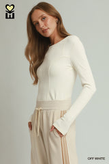 "Bree" Fitted Top, 2 colors