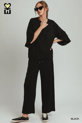 RESTOCK! "Noir" Matching Separates, Black - The Katie Grace Boutique