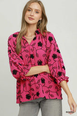 "Rani" Embroidered Blouse