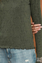 "Abby" Textured Top, 2 colors - The Katie Grace Boutique