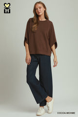 "Becca" 3/4 Sleeve Top - The Katie Grace Boutique