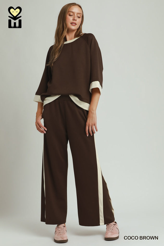 "Michelle" Matching Separates, Chocolate