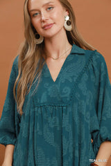 "Anita"  Jacquard Dress