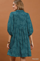 "Anita"  Jacquard Dress