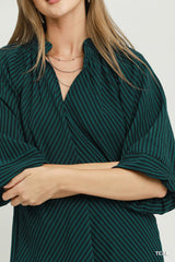 "Willa" Striped Blouse