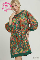 "Ramona" Paisley Dress