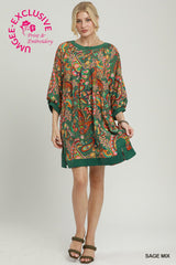 "Ramona" Paisley Dress