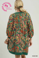 "Ramona" Paisley Dress