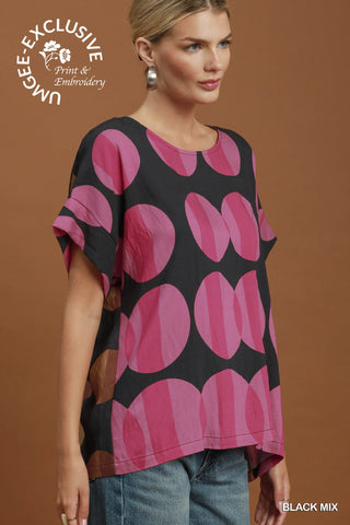 "Moon" Abstract Top