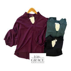 "Shiloh" Luxe Knit Top, 3 colors - The Katie Grace Boutique