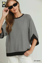 "Trista" 3/4 Top, 3 colors - The Katie Grace Boutique
