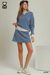 "Dream Plush" Matching Separates in Blue and Green - The Katie Grace Boutique