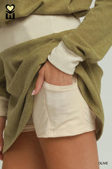 "Dream Plush" Matching Separates in Blue and Green - The Katie Grace Boutique
