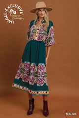 "Vera" Midi Dress