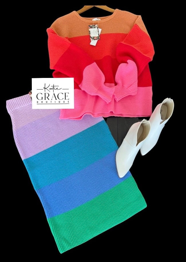 "Rachelle" Sweater Separates - The Katie Grace Boutique