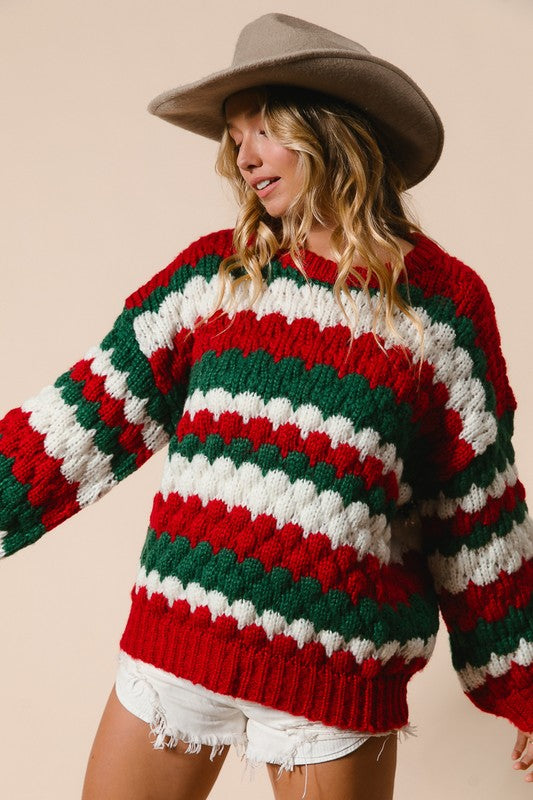 "Jade" Christmas Sweater - The Katie Grace Boutique