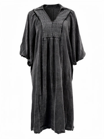 "Everly" Mineral Washed Dress - The Katie Grace Boutique