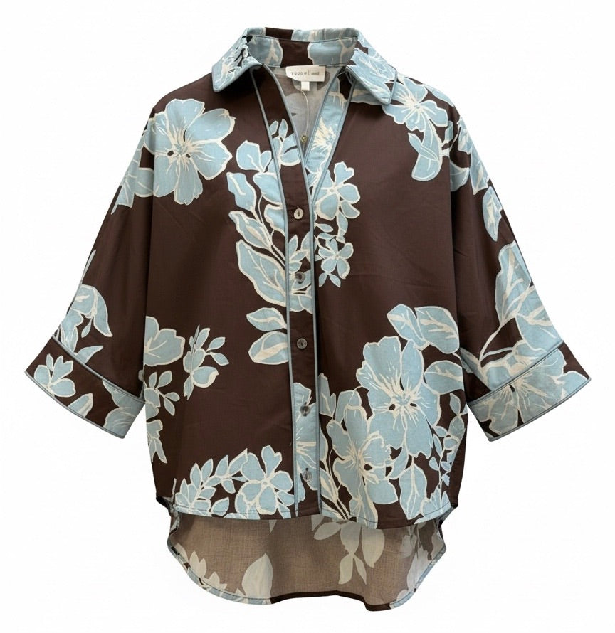 "Willow" 3/4 Sleeve Blouse