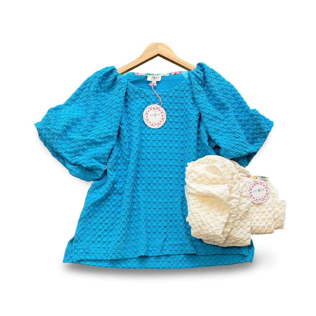 "Cathrine" Textured Top, 2 colors