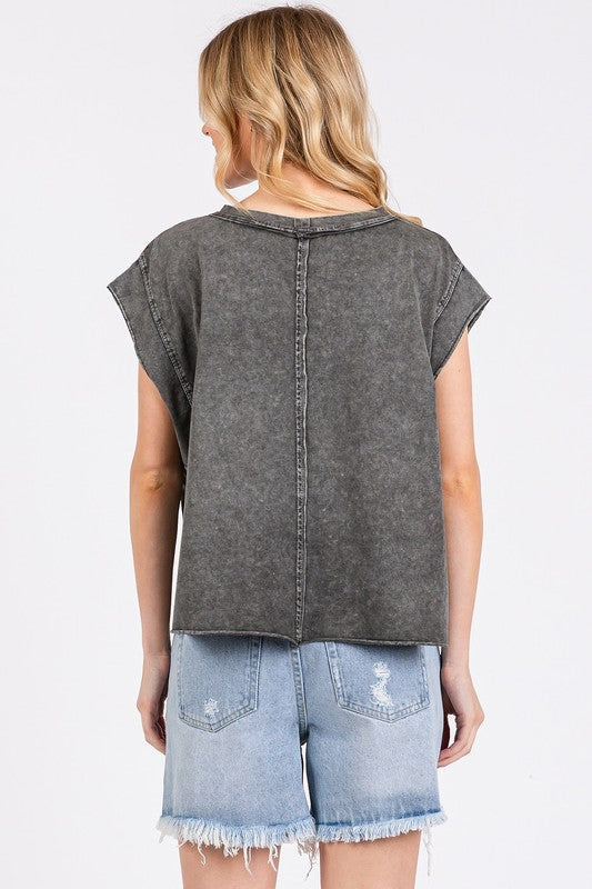 "Milly" Boxy Fit Top, 2 colors - The Katie Grace Boutique