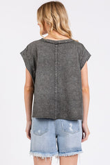 "Milly" Boxy Fit Top, 2 colors - The Katie Grace Boutique