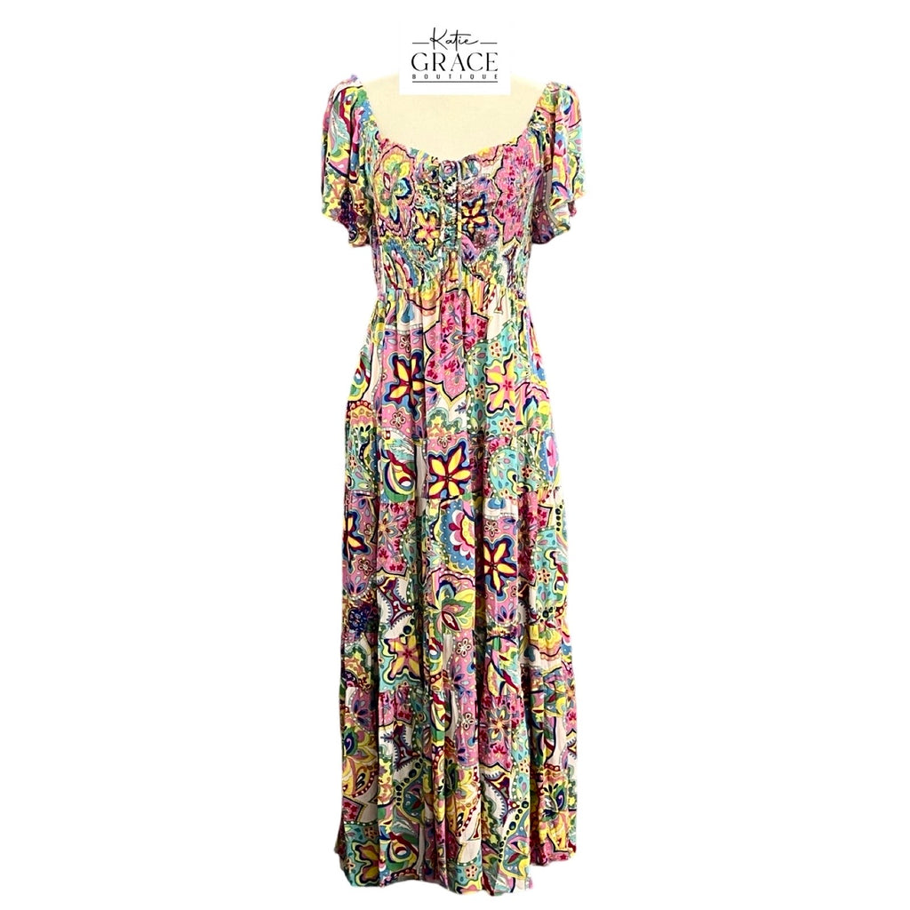 "Ivonne" Maxi Dress - The Katie Grace Boutique