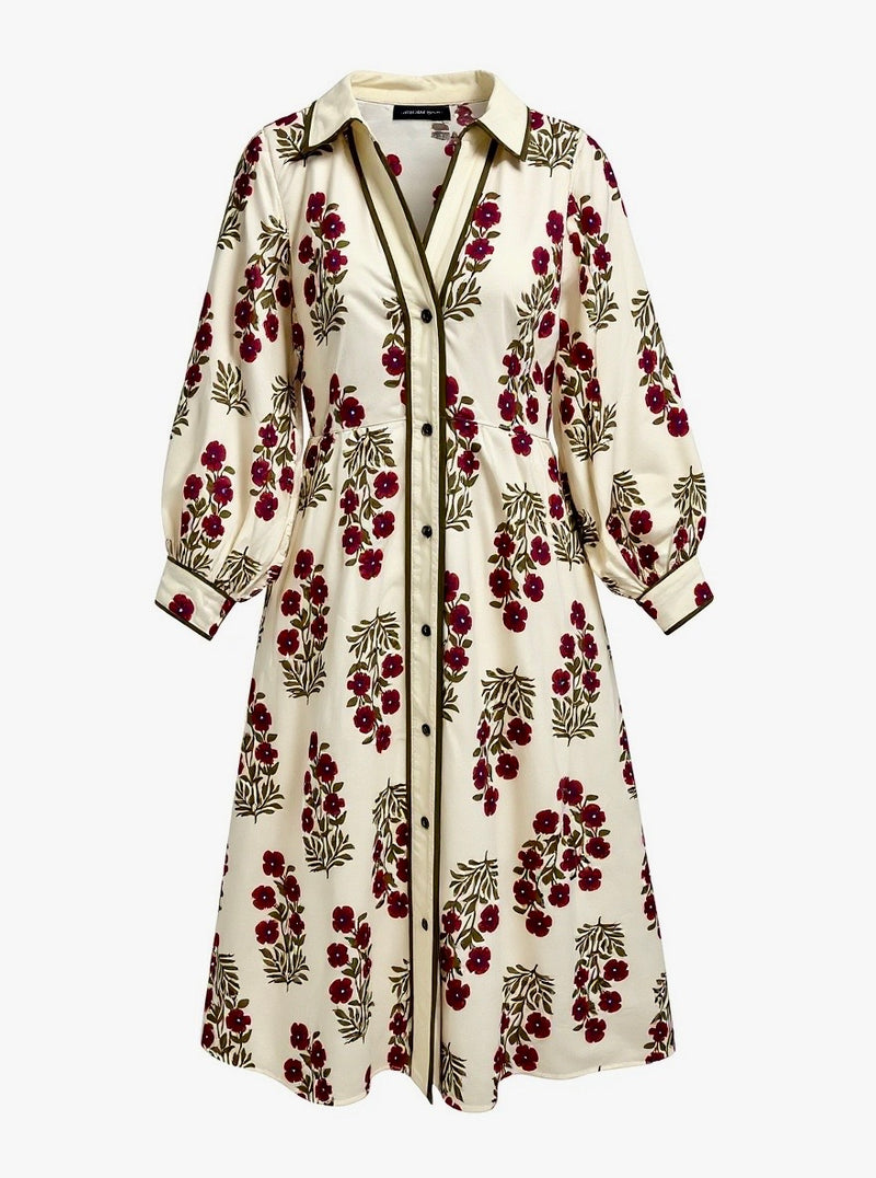 "Cheri" Button Down Dress