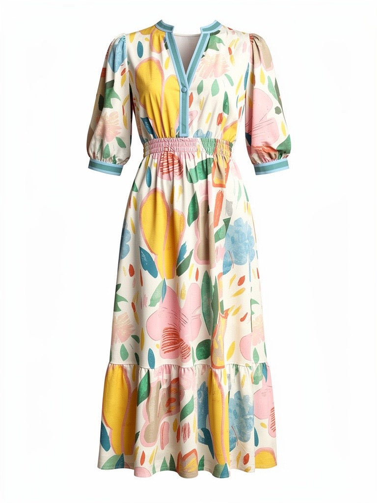 "Mania" Midi Dress - The Katie Grace Boutique