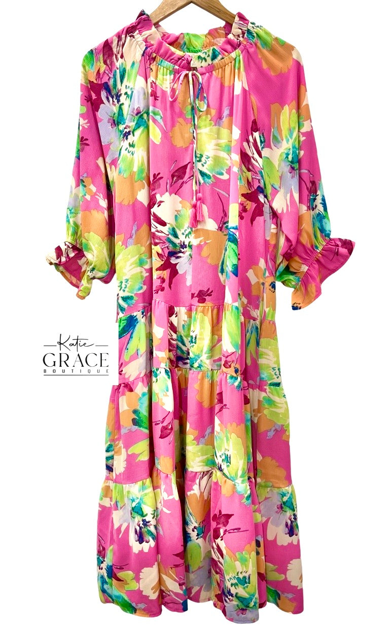 "Deidre" Floral Dress