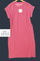 "Laura" Curly Ribbed Dress - The Katie Grace Boutique