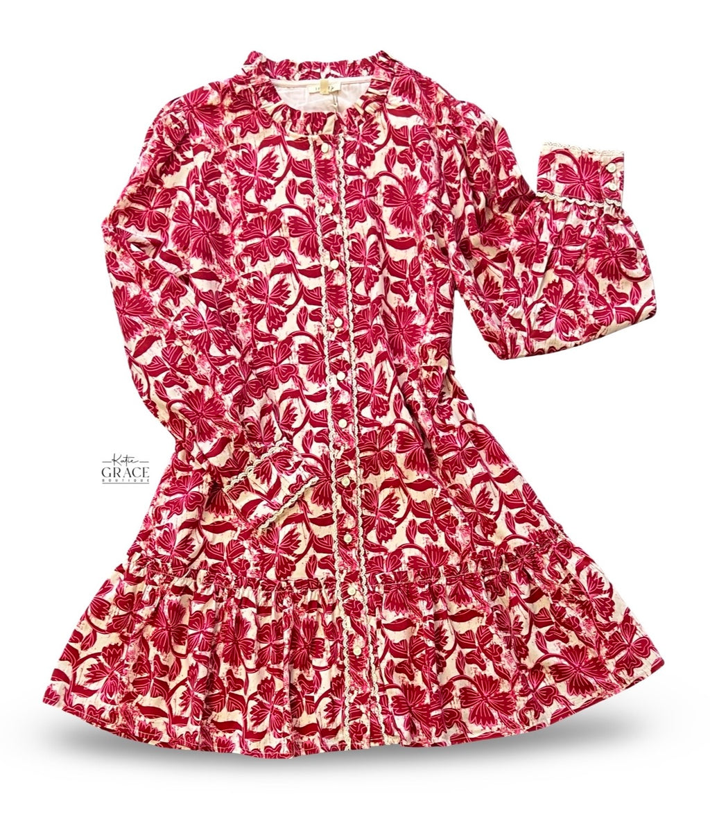 "Lacey" Long Sleeve Dress