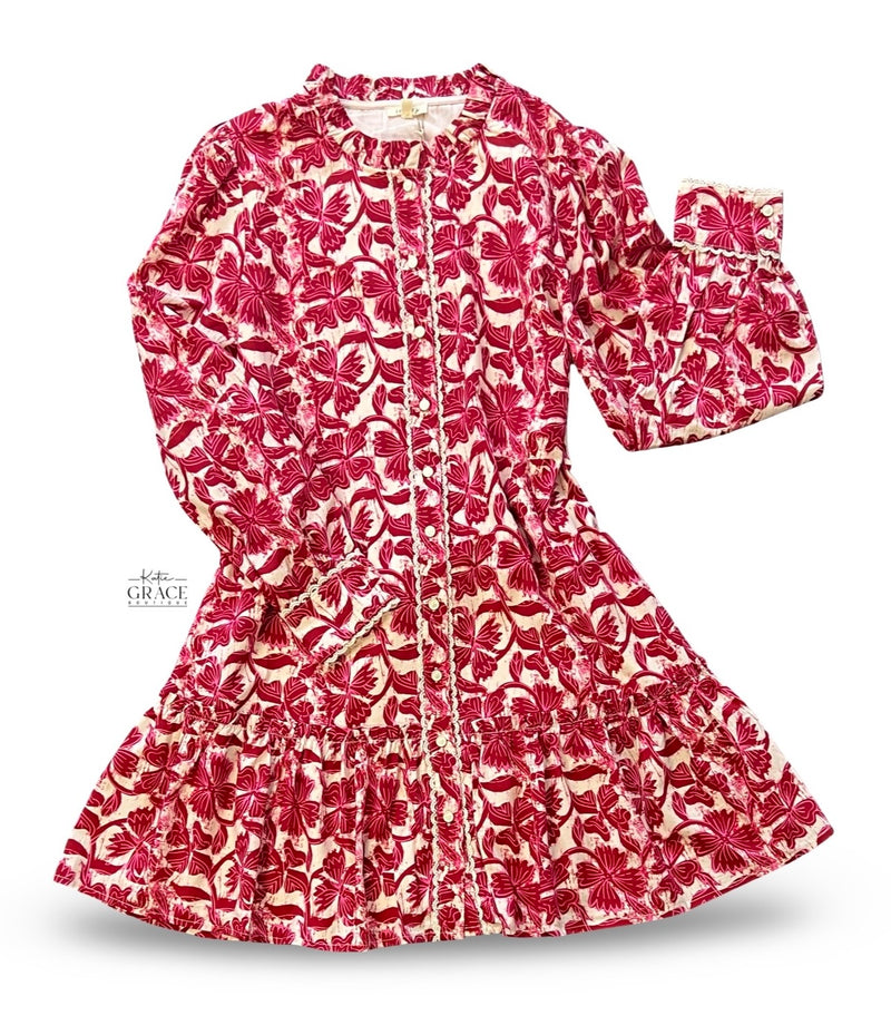 "Lacey" Long Sleeve Dress
