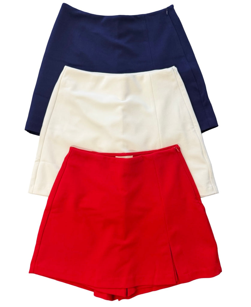 "Naomi" Skort, 3 colors - The Katie Grace Boutique