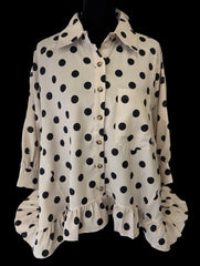 "Laken" Polka Dot Blouse
