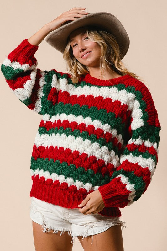 "Jade" Christmas Sweater - The Katie Grace Boutique