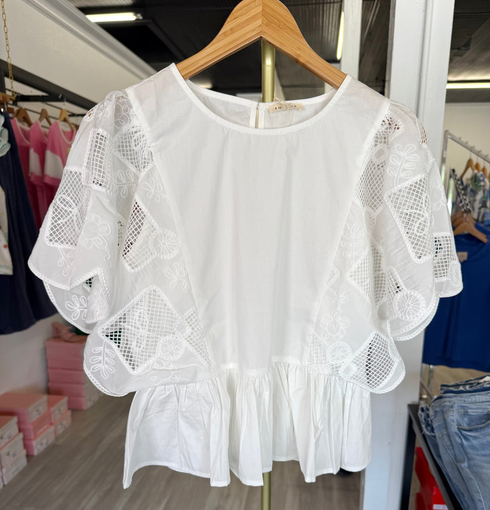 "Savanah" Peplum Blouse