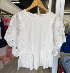 "Savanah" Peplum Blouse