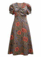 "Camille" Midi Dress