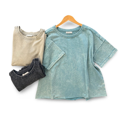 "Carmen" Mineral Top, 3 colors