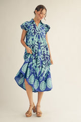 "Ocean" Midi Dress