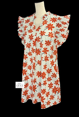 "Zuri" Floral Dress - The Katie Grace Boutique