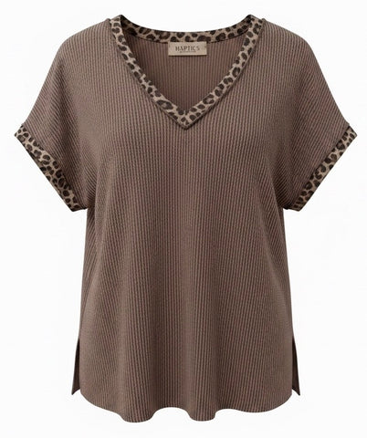 "Ashley" Curly Knit  Shirt