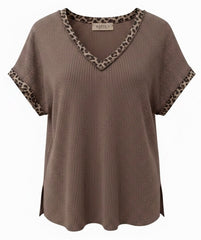 "Ashley" Curly Knit  Shirt