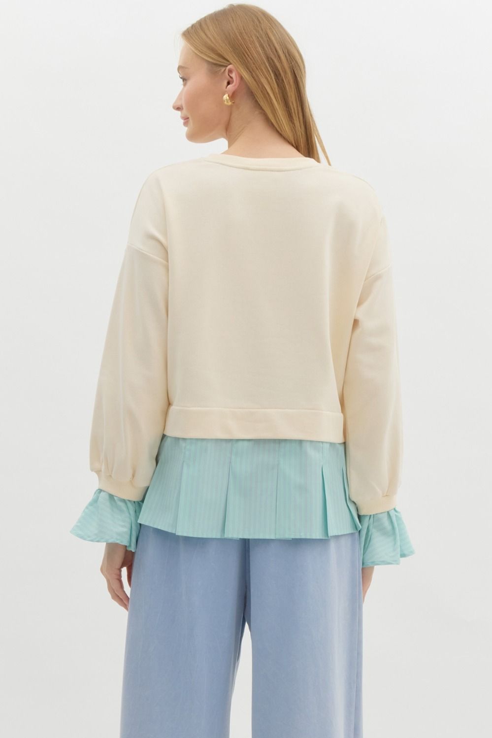 "Rachel" Layered Look Pullover