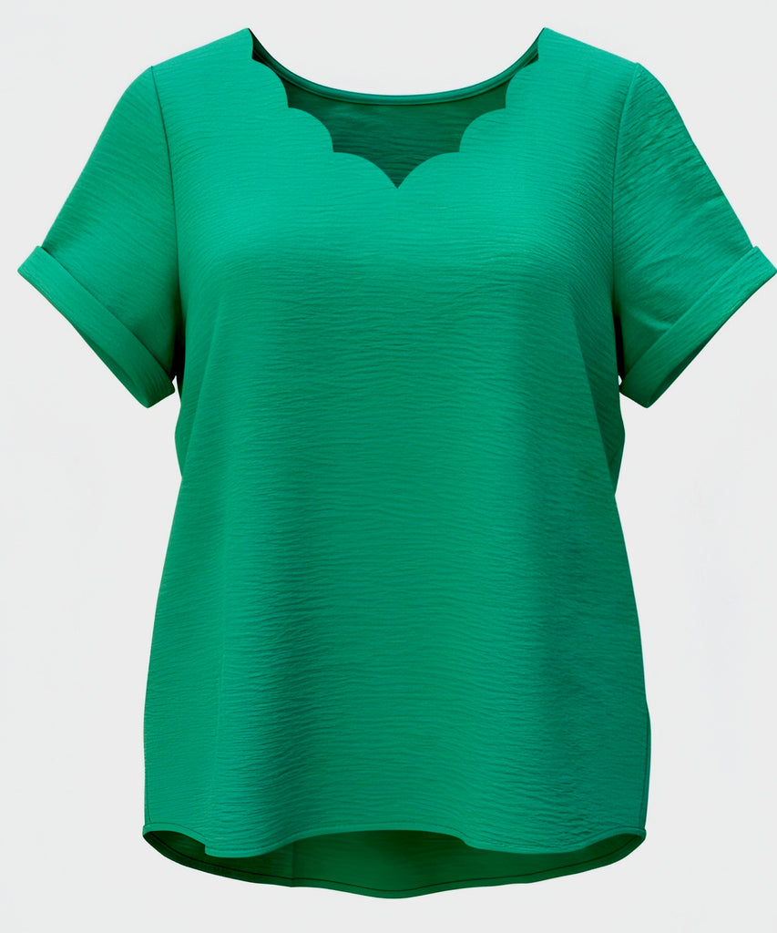 "Emma" Air Flow Blouse - The Katie Grace Boutique