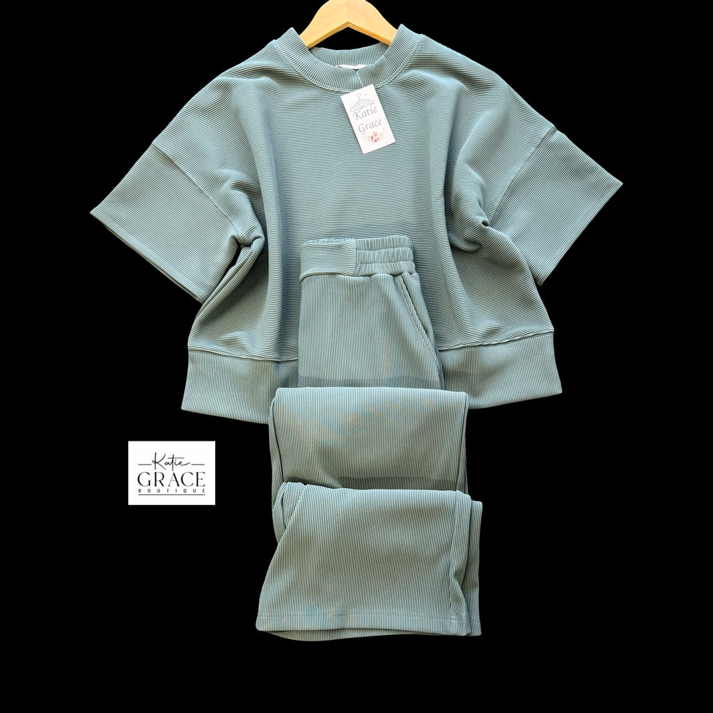 "Oakley" Ribbed Matching Separates