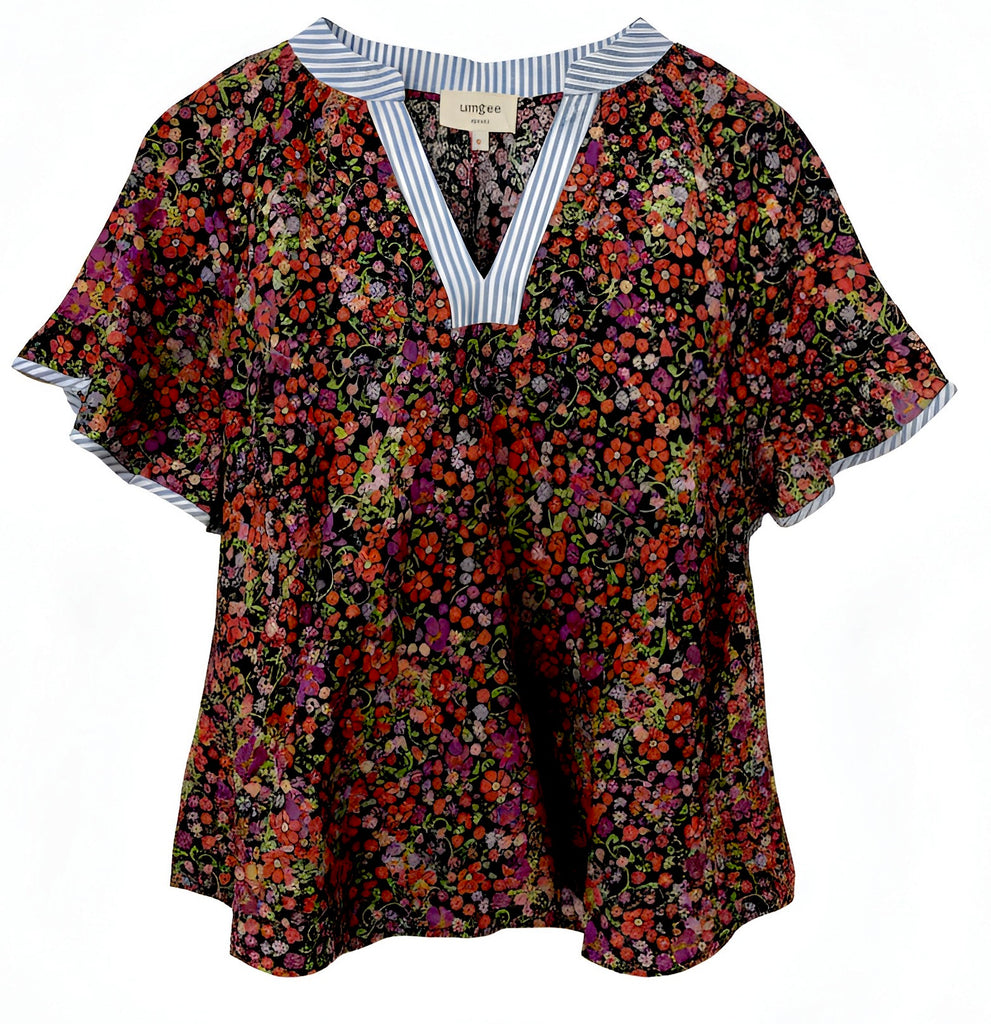 "Leena" Floral Blouse