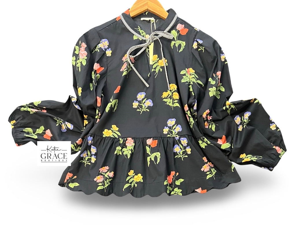 "Bonnie" Peplum Blouse